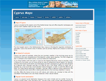 Tablet Screenshot of cyprus-maps.co.uk